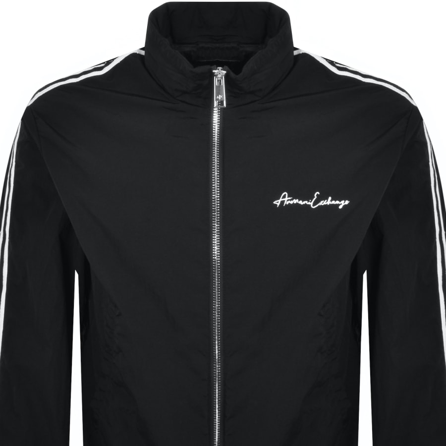Black jacket with white zipper online